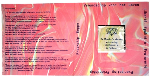 Vriendschap sachetkaart