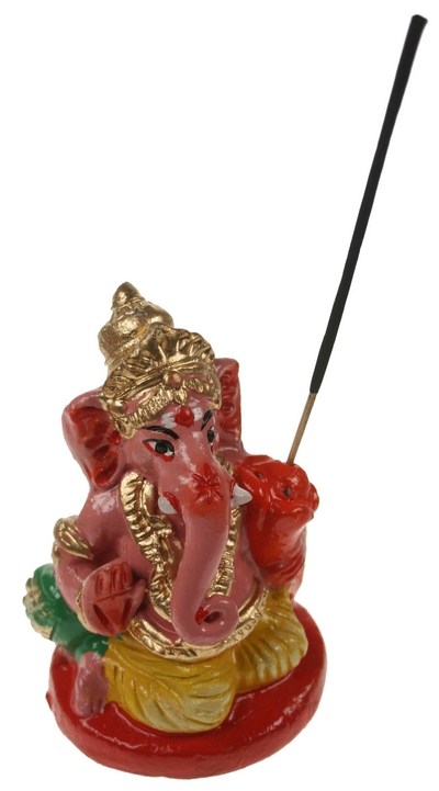 Ganesh middel liggend + geverfd - Kussen