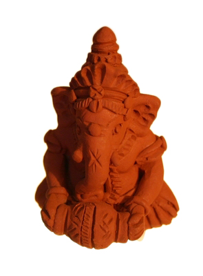 Ganesh muzikantje, klein (trommel)