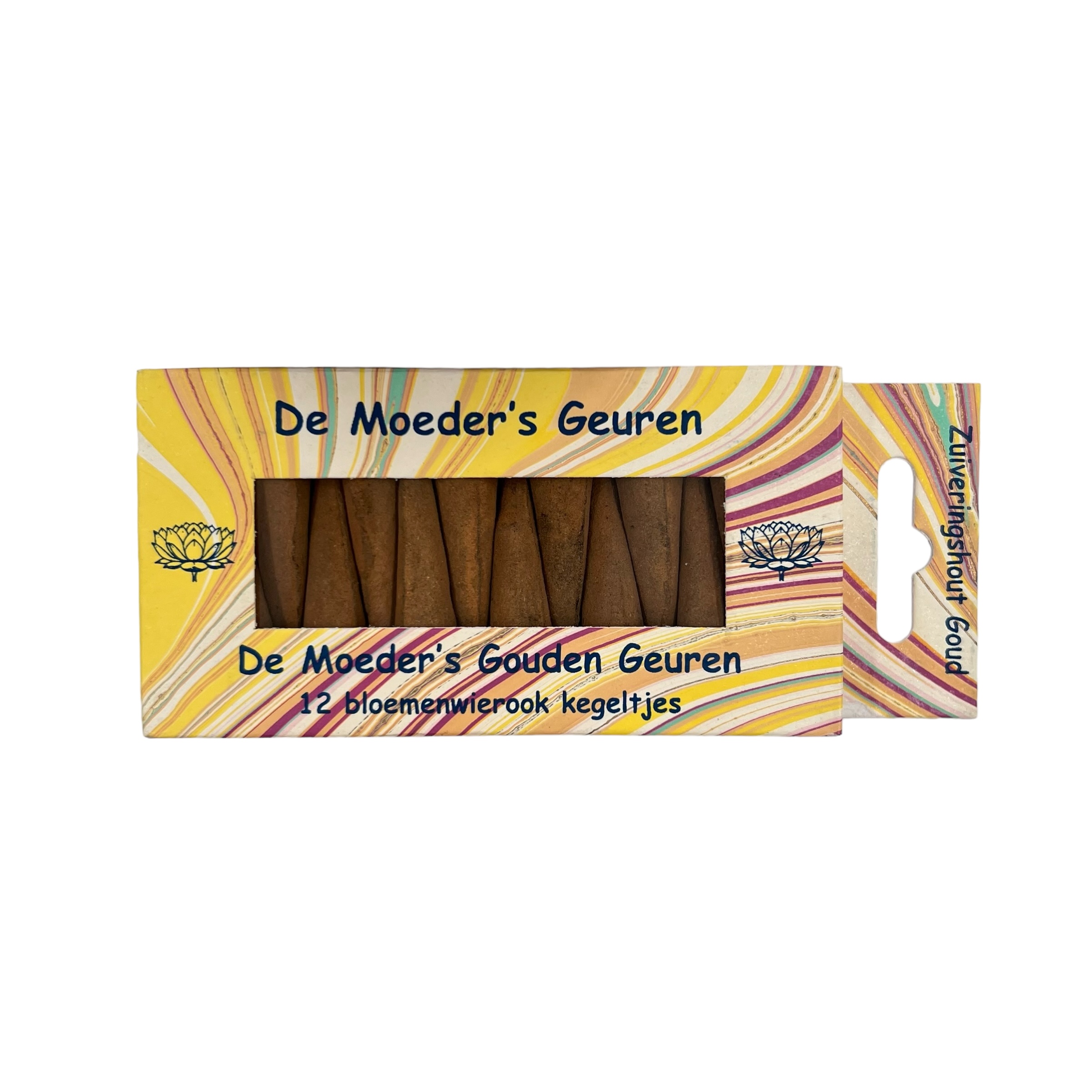 Zuiveringshout Goud 12 kegeltjes