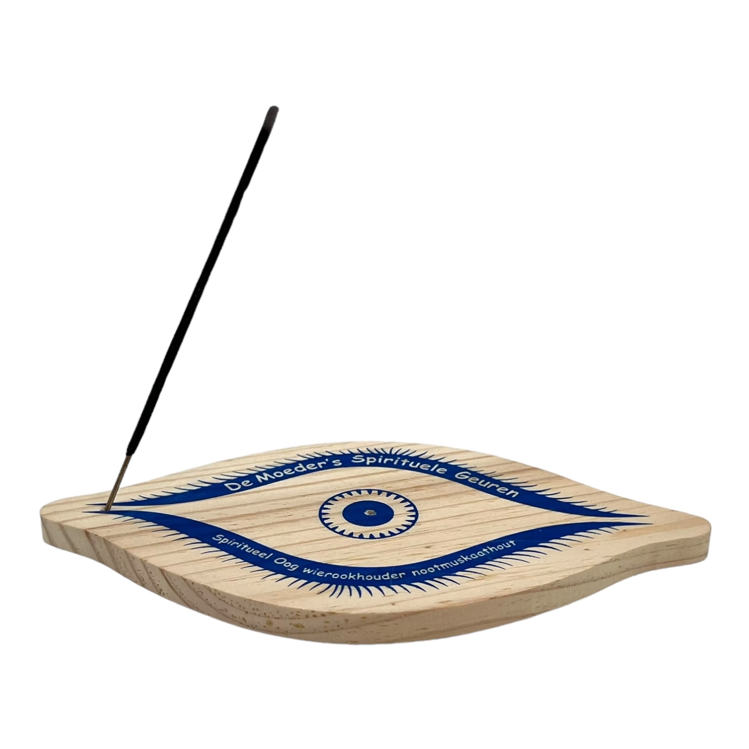 _ Spiritueel Oog houten wierookhouder